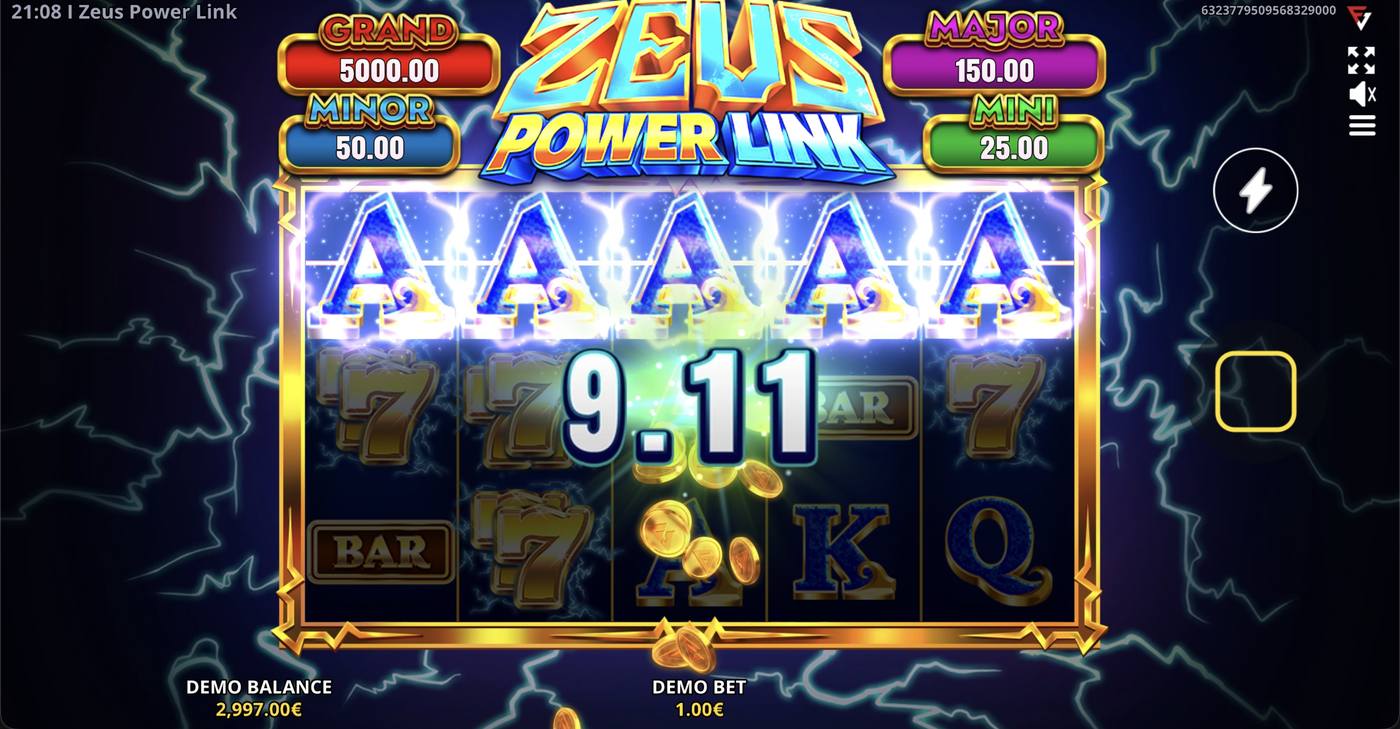 Zeus Power Link: image of winning