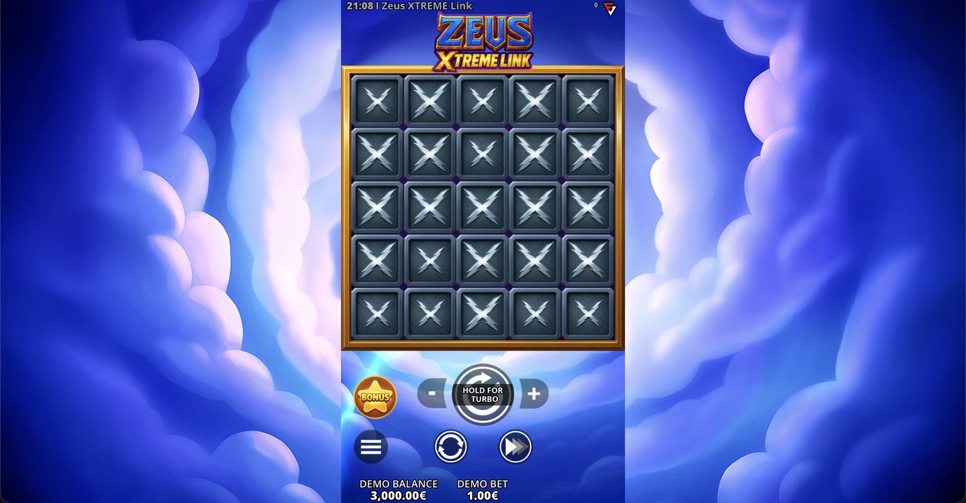 Zeus XTREME Link: image of main menu