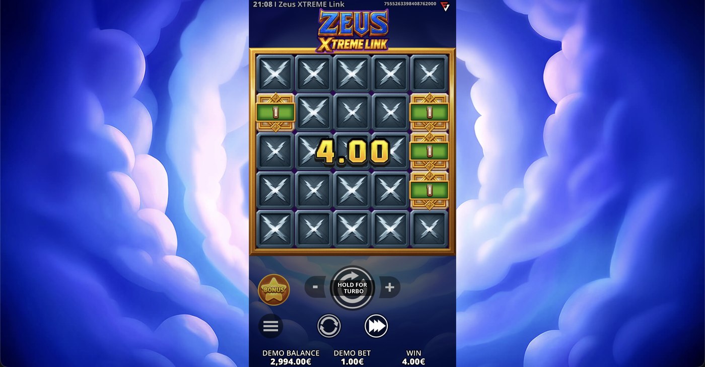 Zeus XTREME Link: image of winning