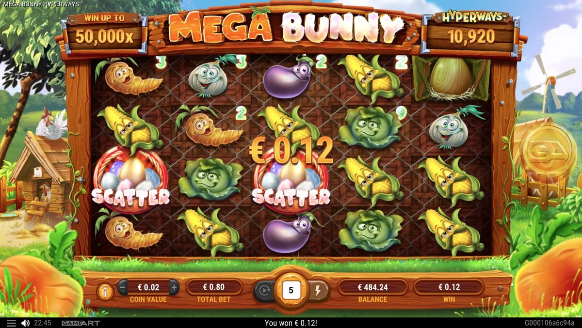 Mega Bunny Hyperways: image of winning