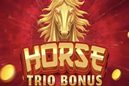Horse Trio Bonus Online Slot Logo