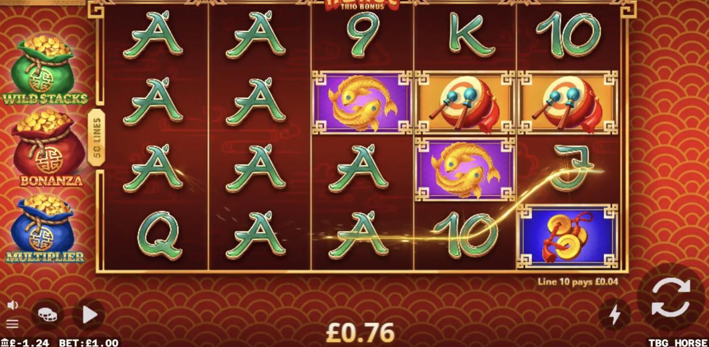 Horse Trio Bonus: image of winning