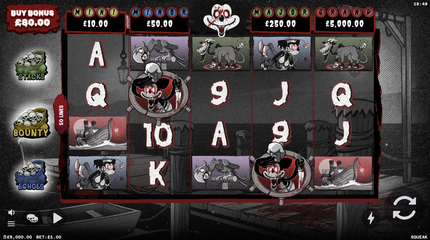 Squeak: image of main menu