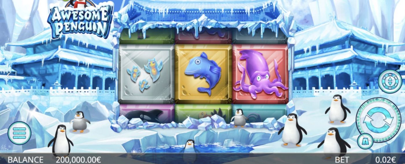 Awesome Penguin: image of main menu