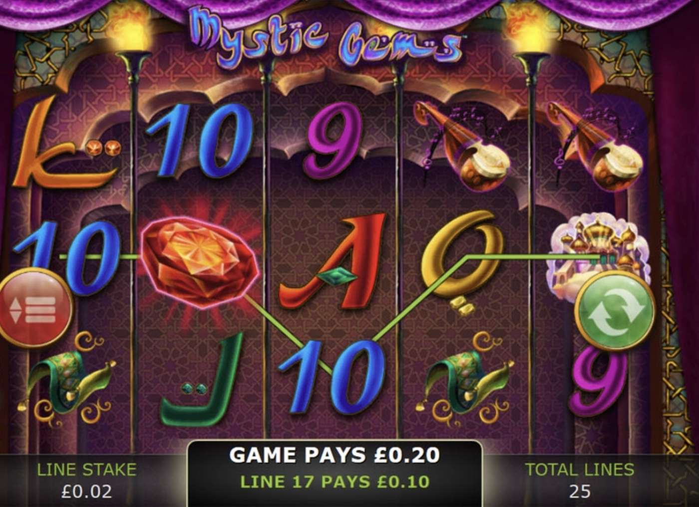 Mystic Gems: image of winning