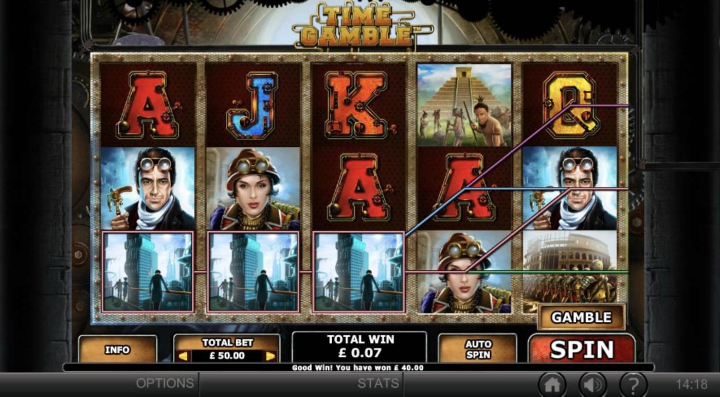 Time Gamble: image of winning