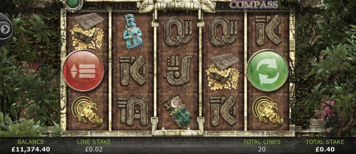 Treasure Compass: image of main menu