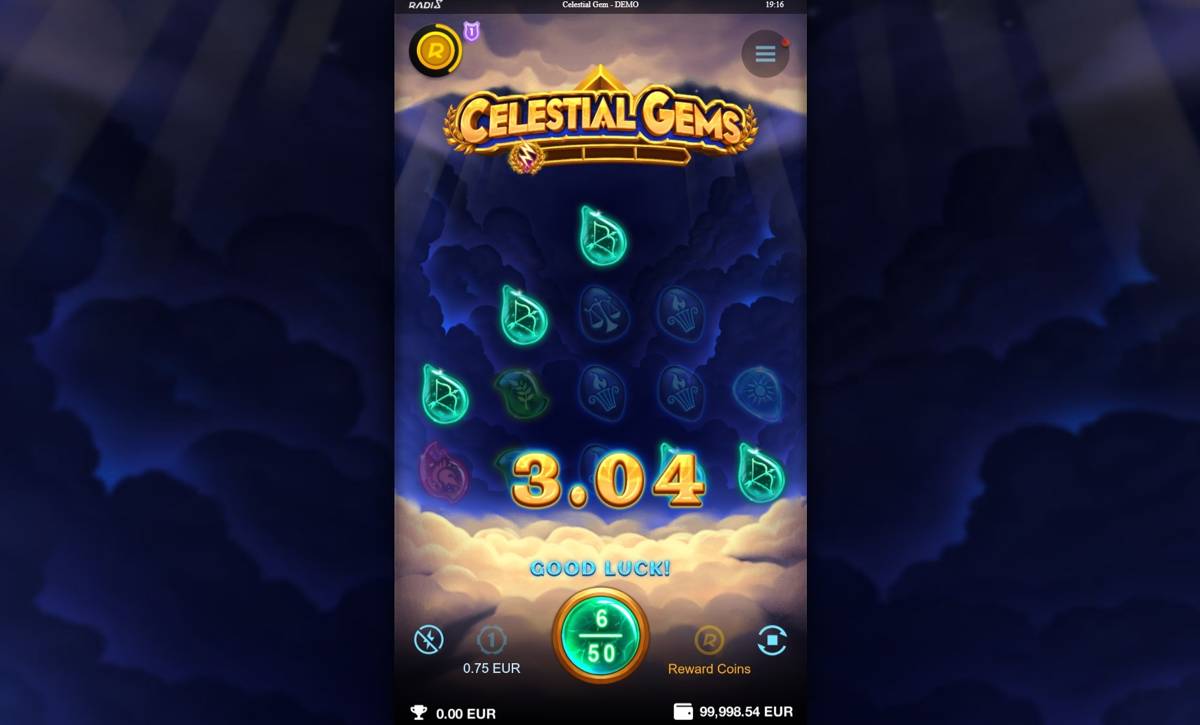Celestial Gems: image of winning