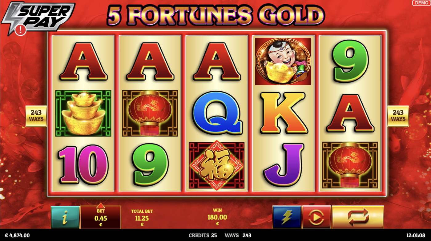 5 Fortunes Gold: image of winning