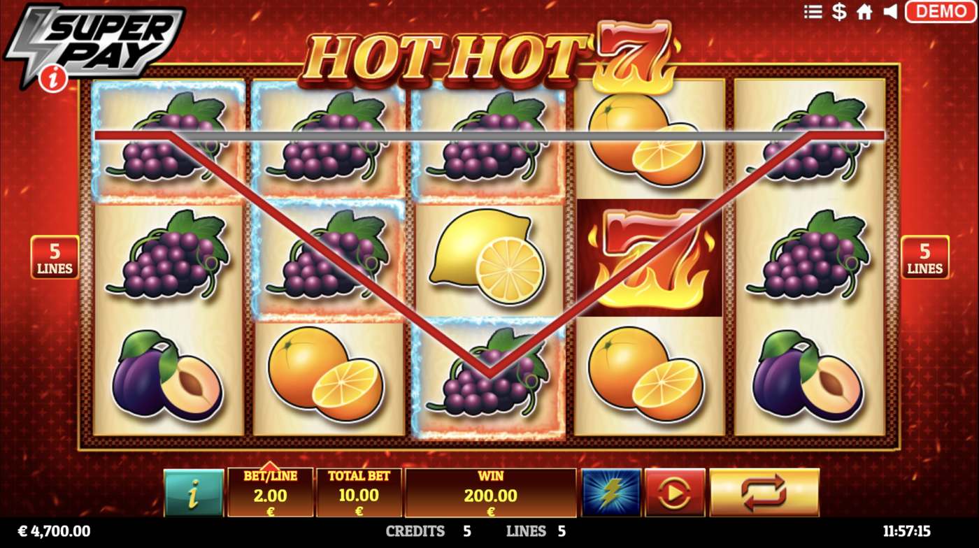 Hot Hot 7: image of winning