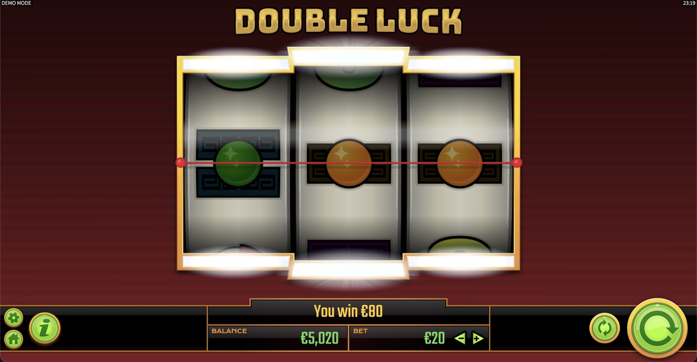 Double Luck: image of winning