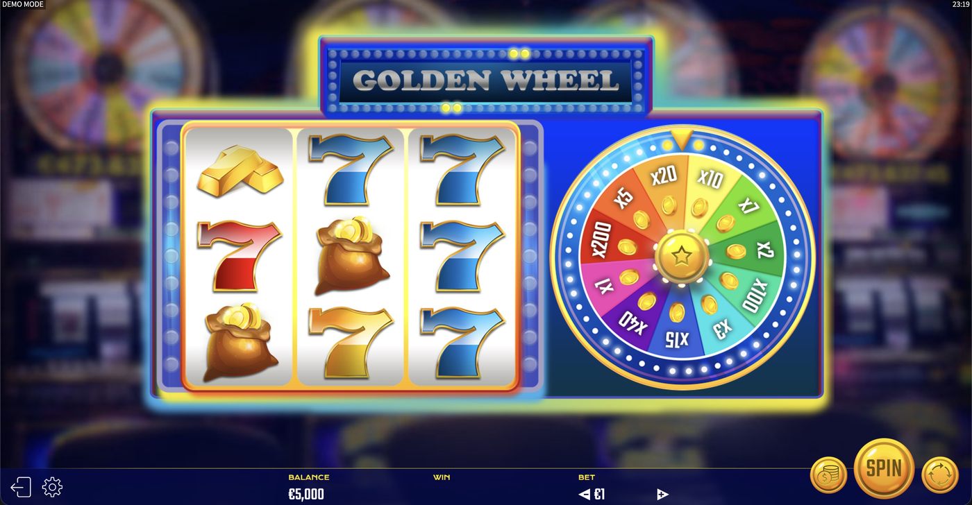 Golden Wheel: image of main menu