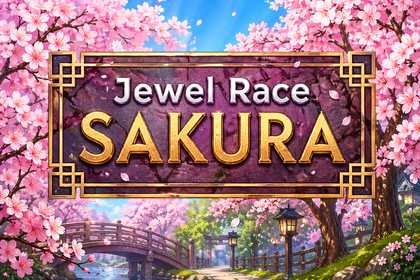 Jewel Race Sakura Online Slot Logo
