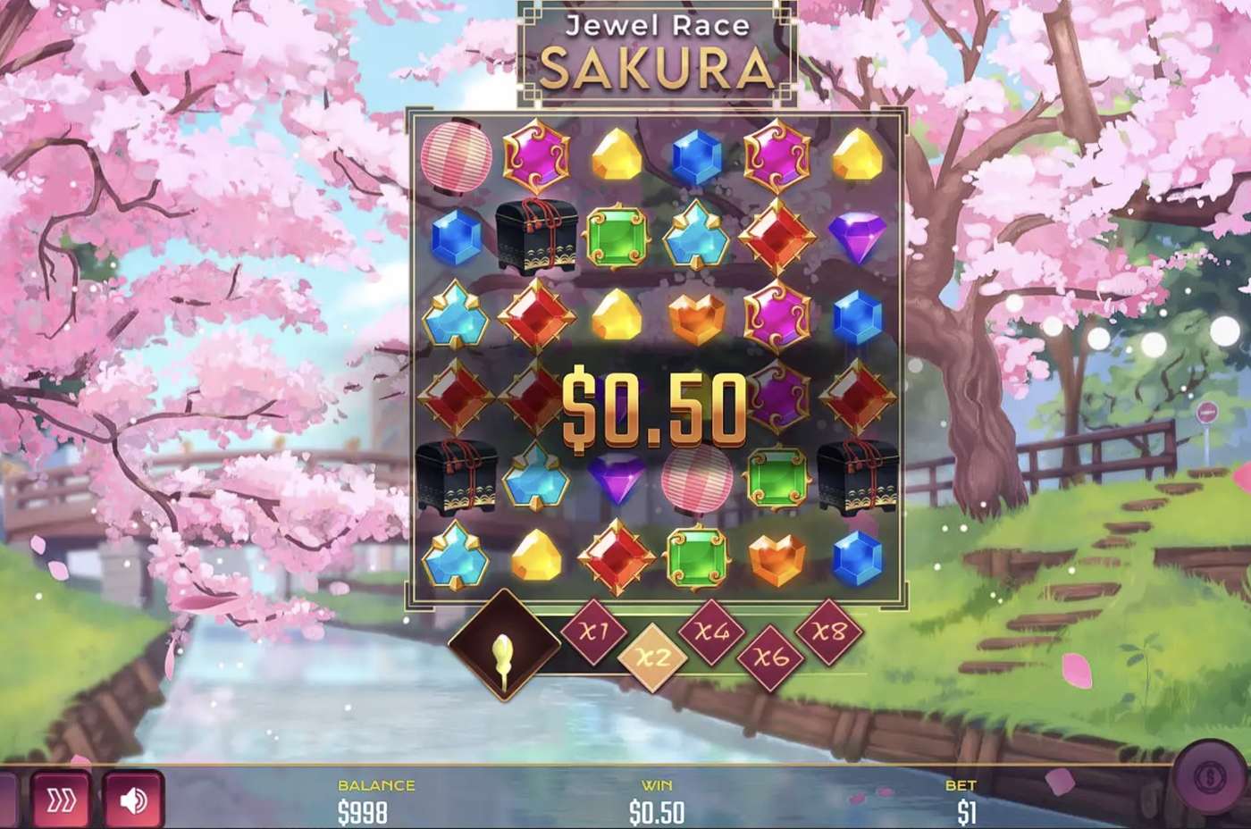 Jewel Race Sakura: image of winning