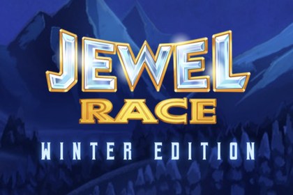 Jewel Race Winter Edition Online Slot Logo