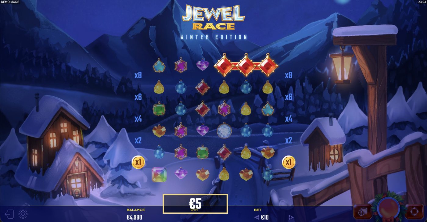 Jewel Race Winter Edition: image of winning