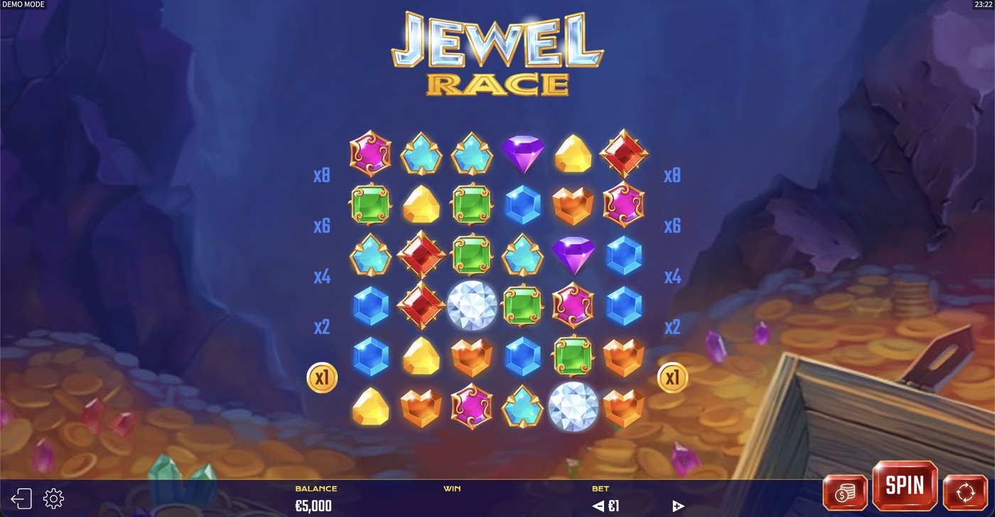 Jewel Race: image of main menu