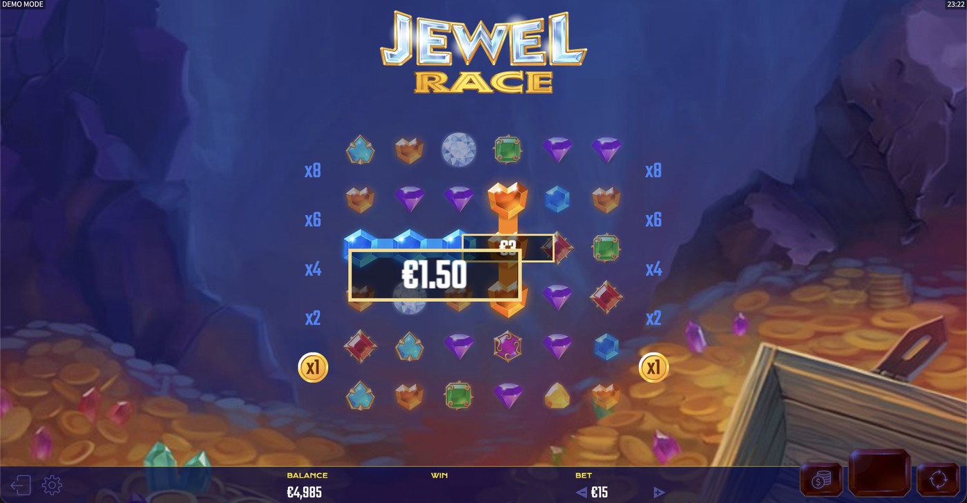 Jewel Race: image of winning