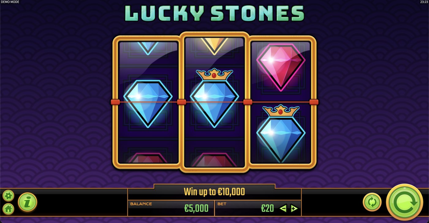 Lucky Stones: image of main menu