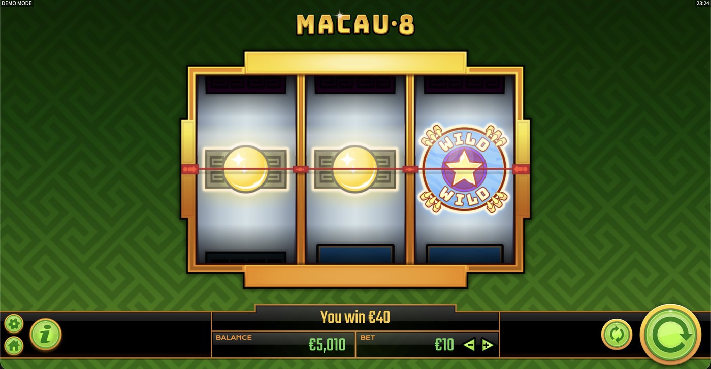Macau 8: image of winning