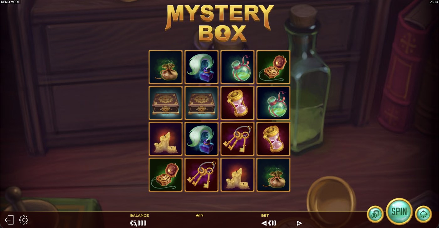 Mystery Box: image of main menu