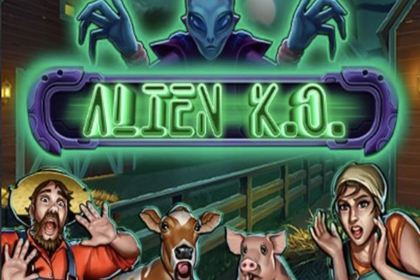 Alien K.O. Online Slot Logo