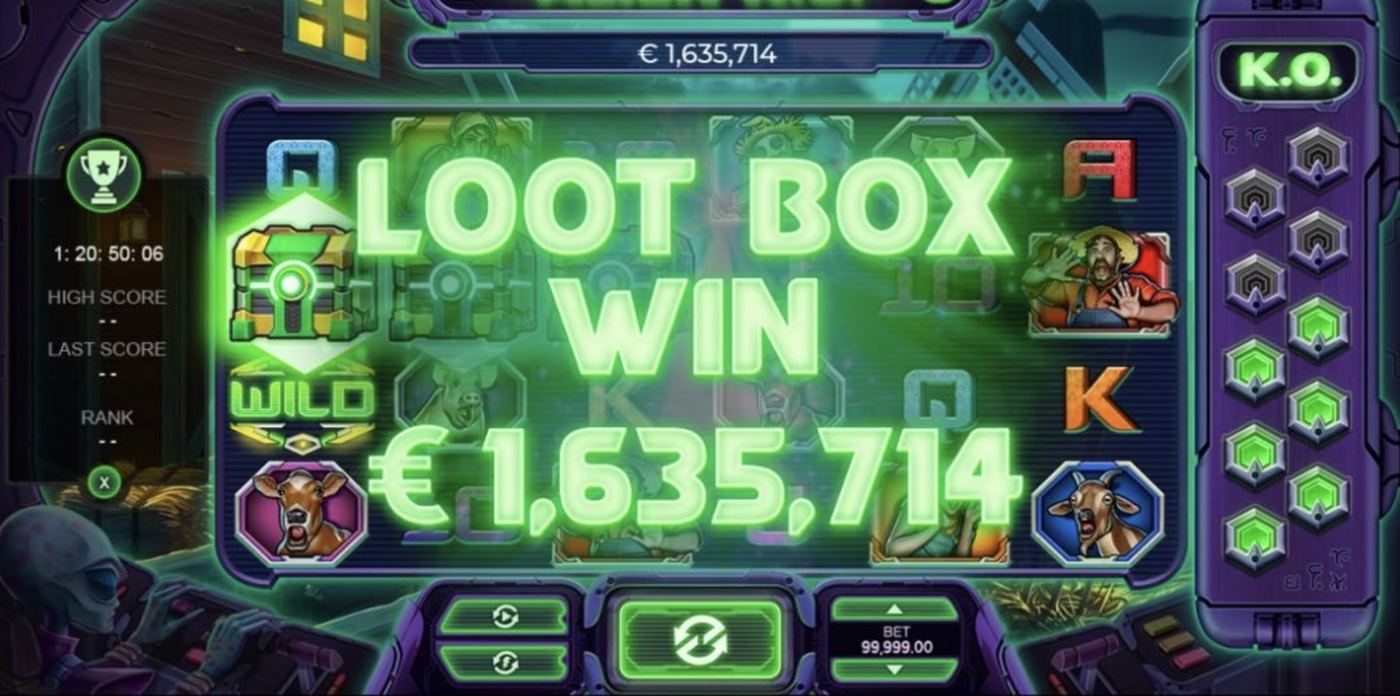 Alien K.O.: image of winning