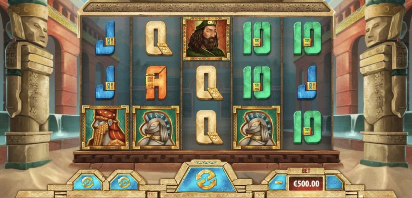 Book of Babylon: image of main menu
