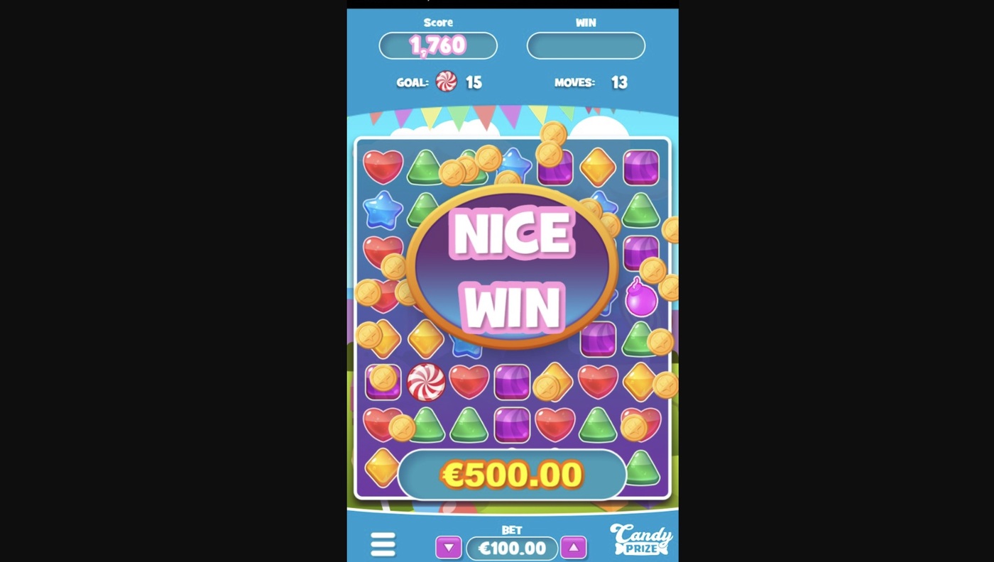 Candy Prize BIG: image of winning