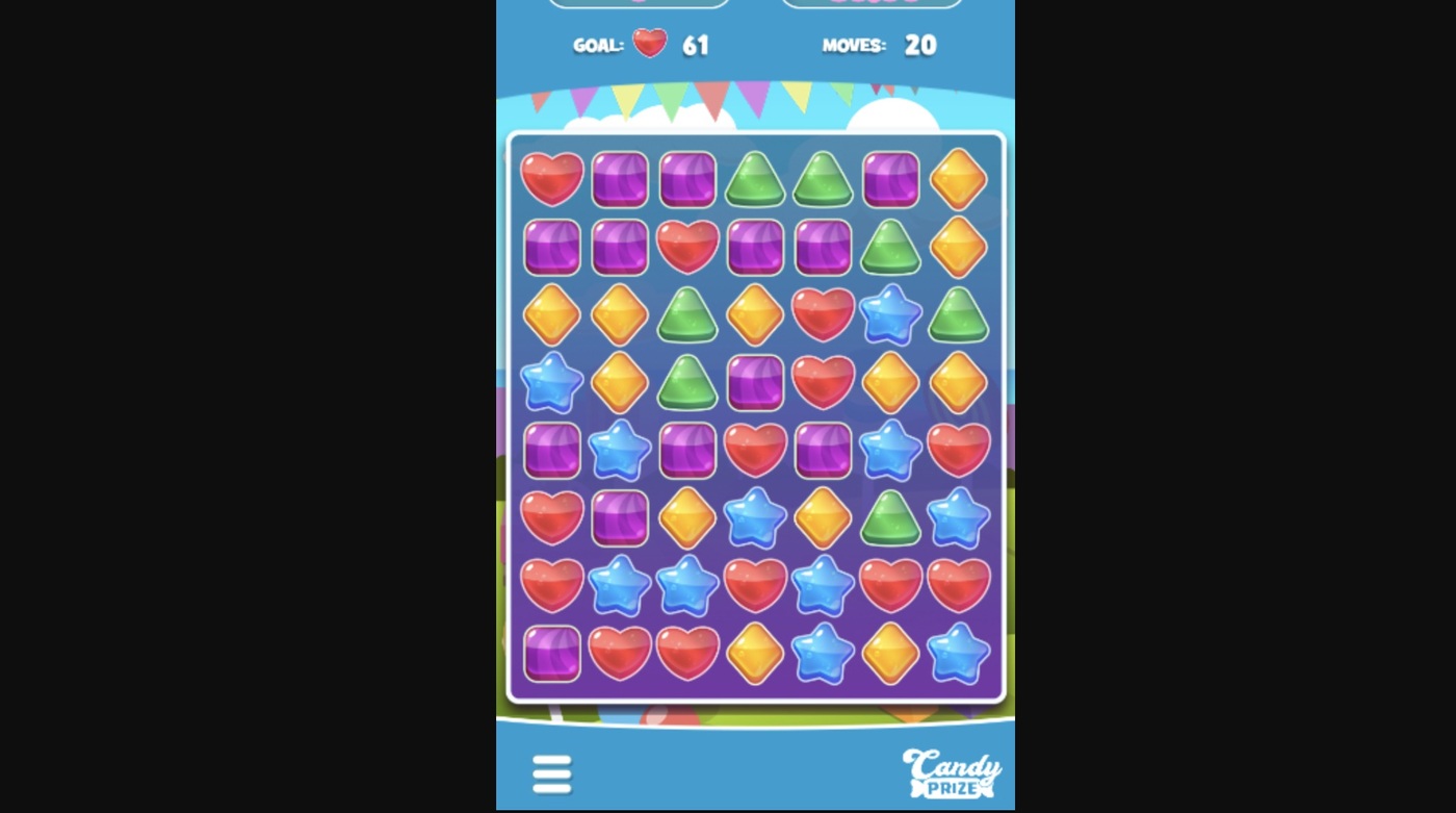 Candy Prize: image of main menu