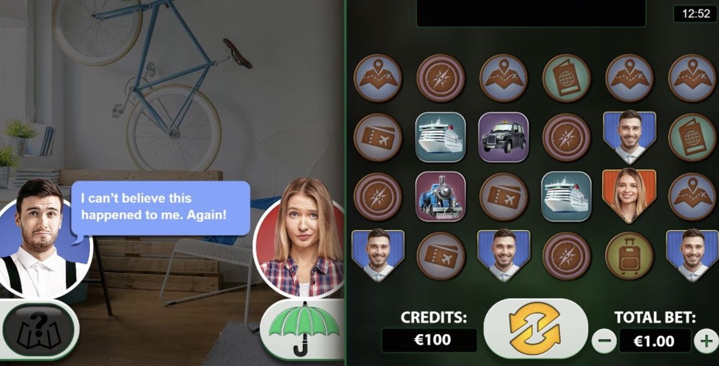 Finding Mr Green: image of main menu