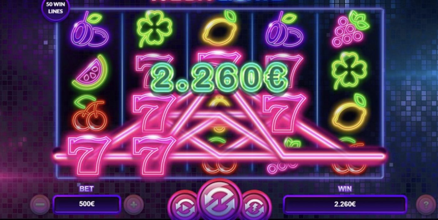 Neon Lights: image of winning