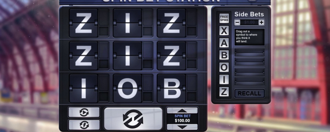 Spin Bet Station: image of main menu
