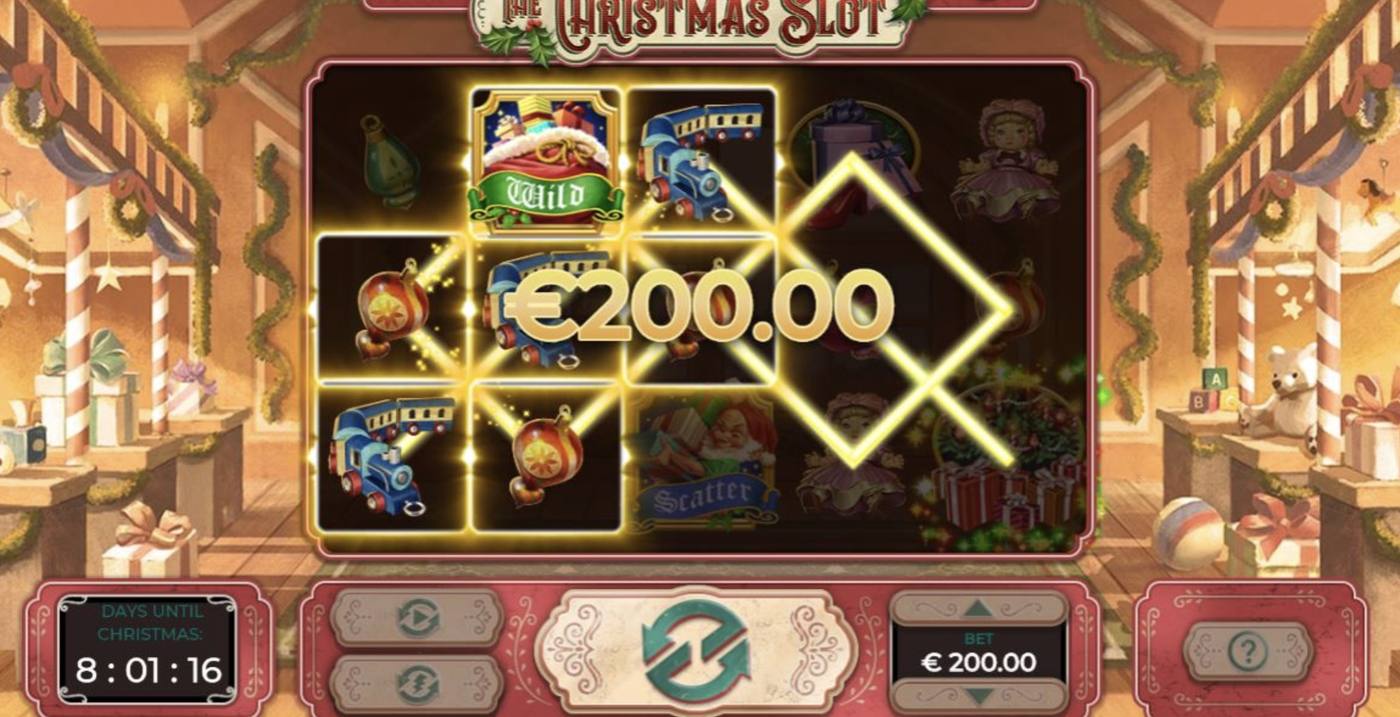 The Christmas Slot: image of winning
