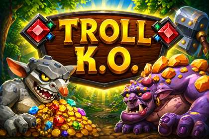 Troll K.O. Online Slot Logo