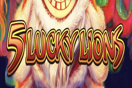 5 Lucky Lions Online Slot Logo