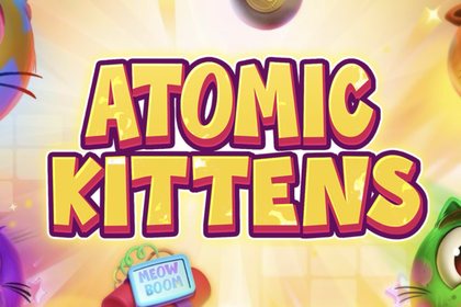 Atomic Kittens Online Slot Logo