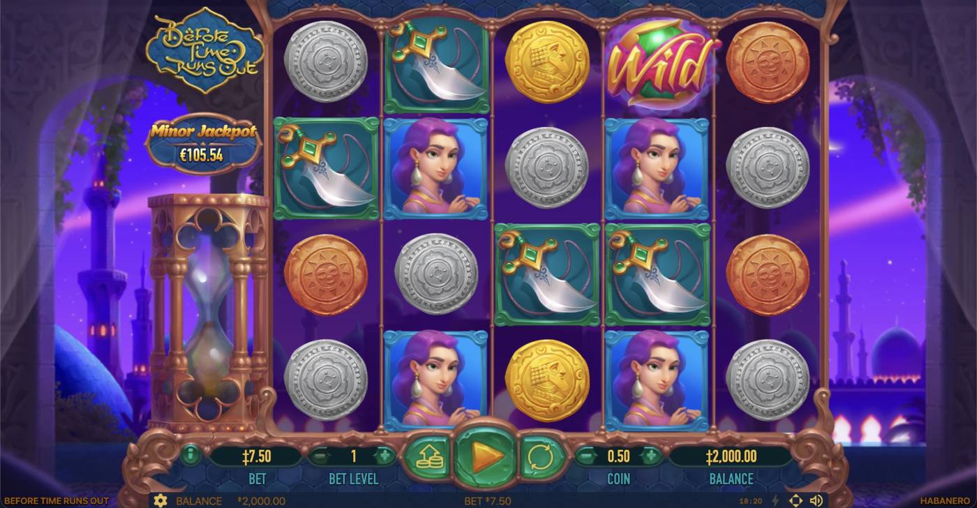 Before Time Runs Out: image of main menu