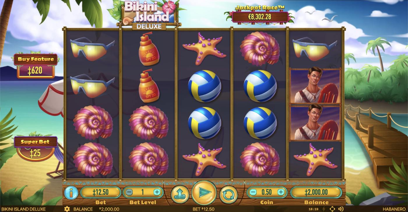 Bikini Island Deluxe: image of main menu