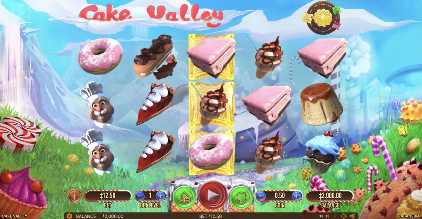 Cake Valley: image of main menu