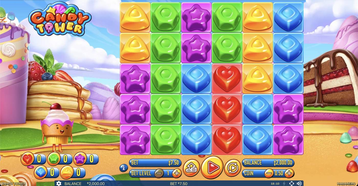 Candy Tower: image of main menu