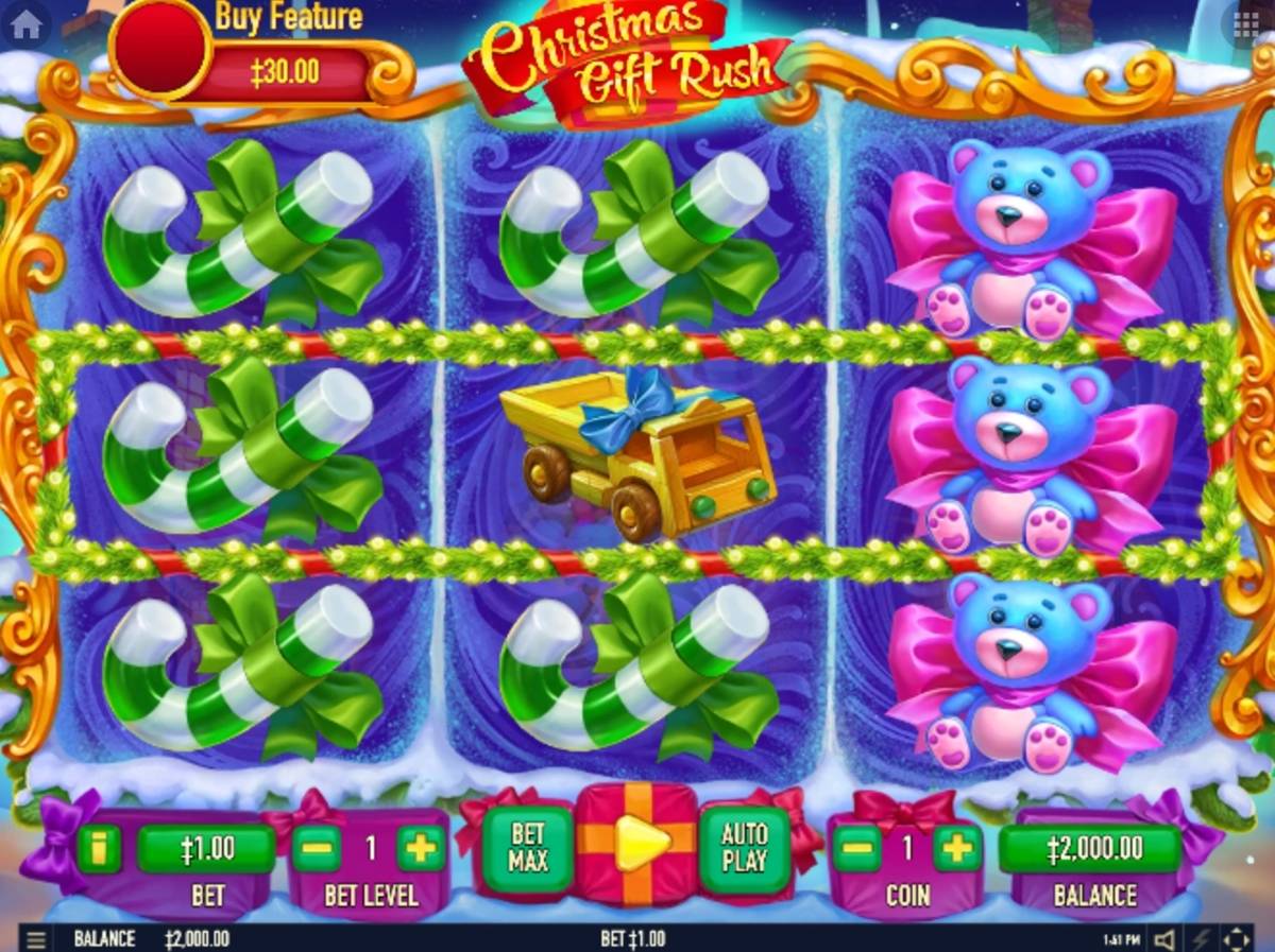 Christmas Gift Rush: image of main menu
