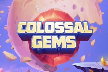 Colossal Gems Online Slot Logo