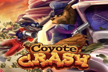 Coyote Crash Online Slot Logo
