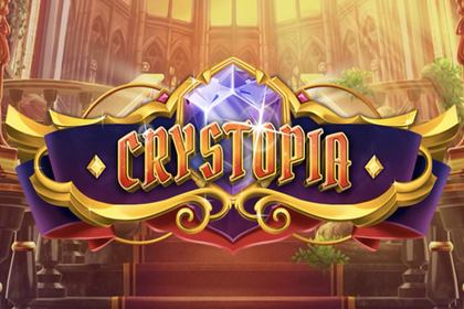 Crystopia Online Slot Logo