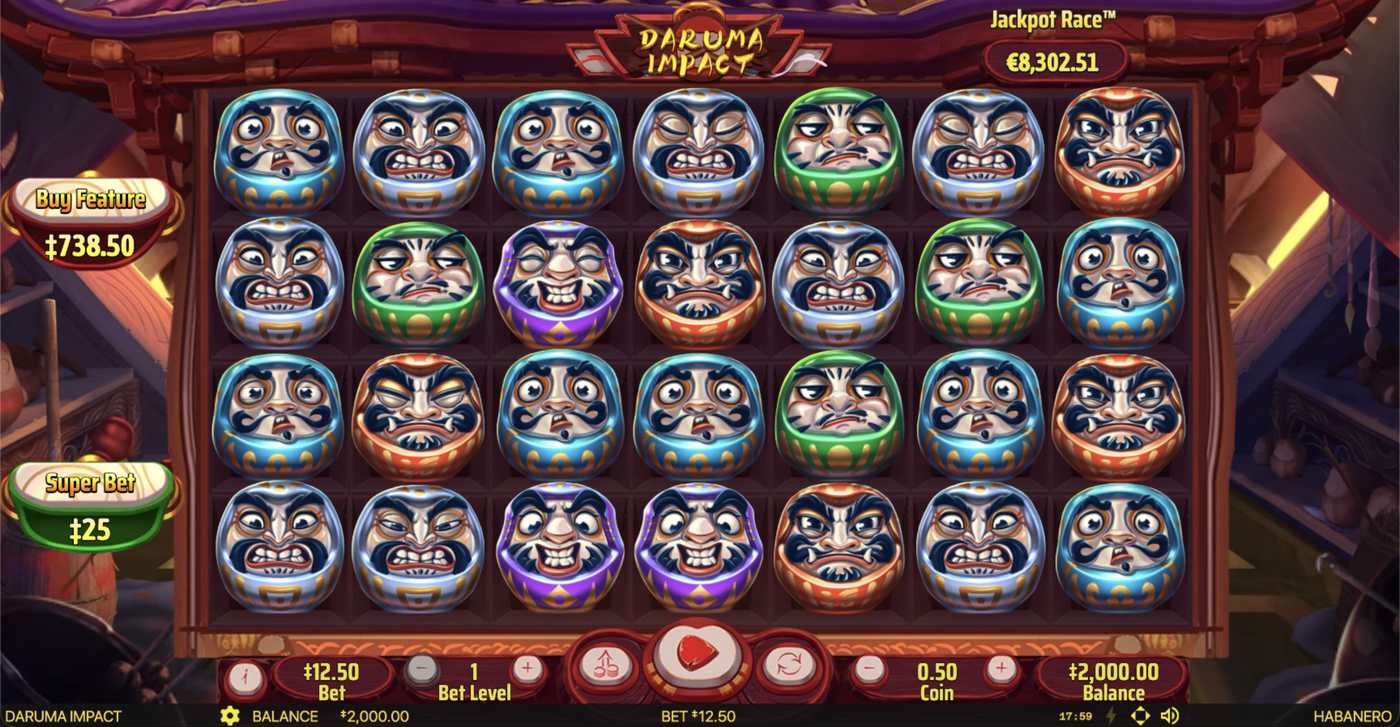 Daruma Impact: image of main menu