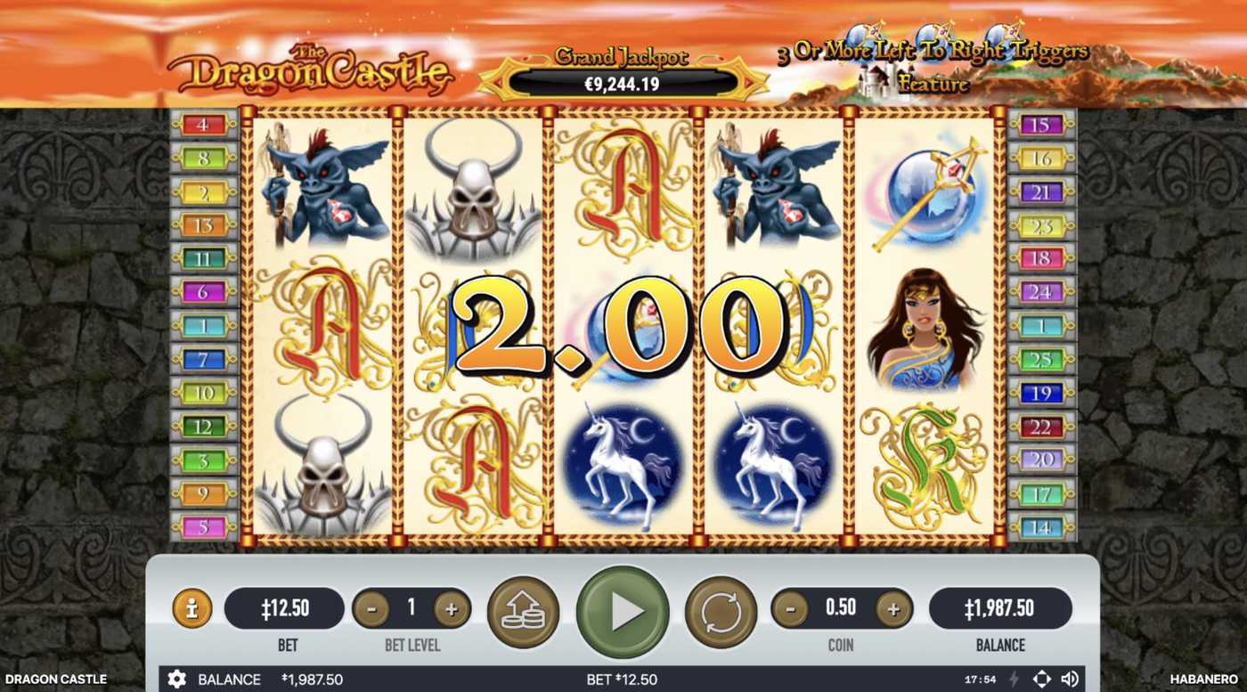 Dragon Castle: image of winning