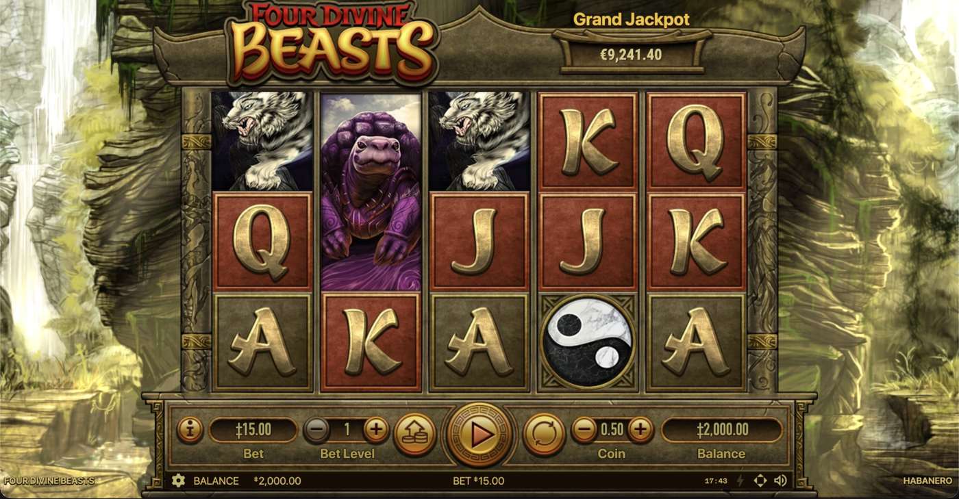 Four Divine Beasts: image of main menu