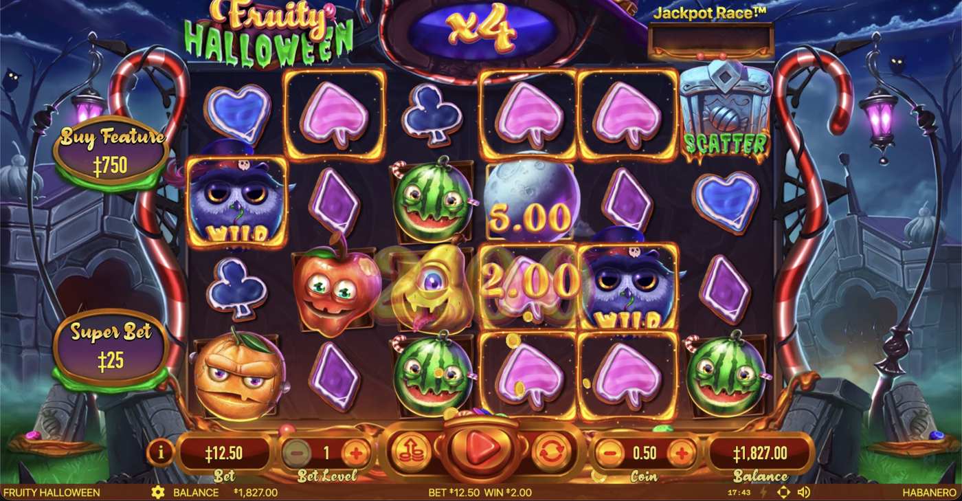 Fruity Halloween: image of winning