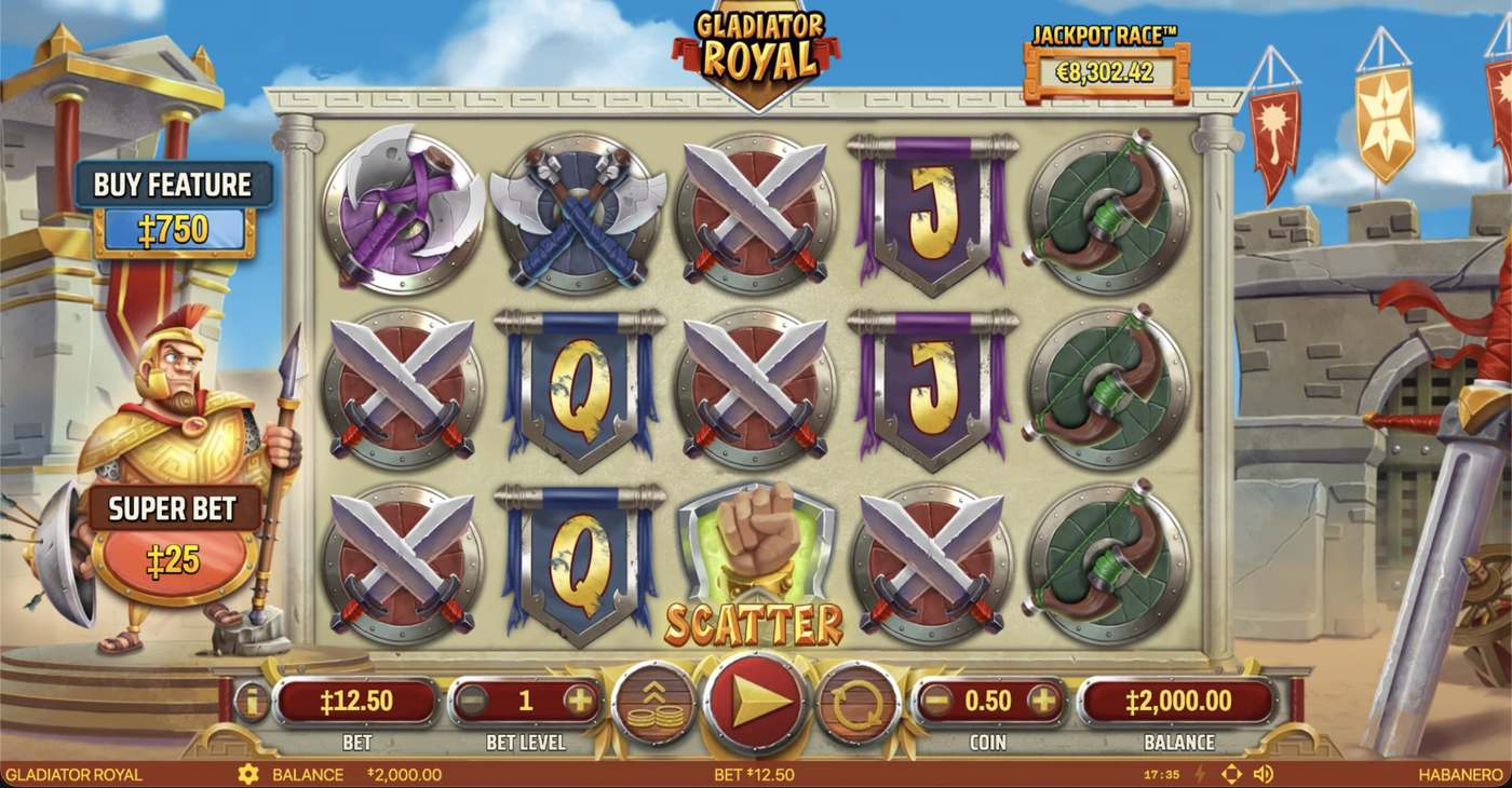 Gladiator Royal: image of main menu